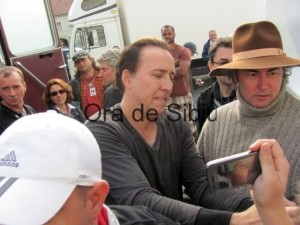 video - ghost rider 2 se toarnă în piaţa mică. vezi live cum filmează nicolas cage!