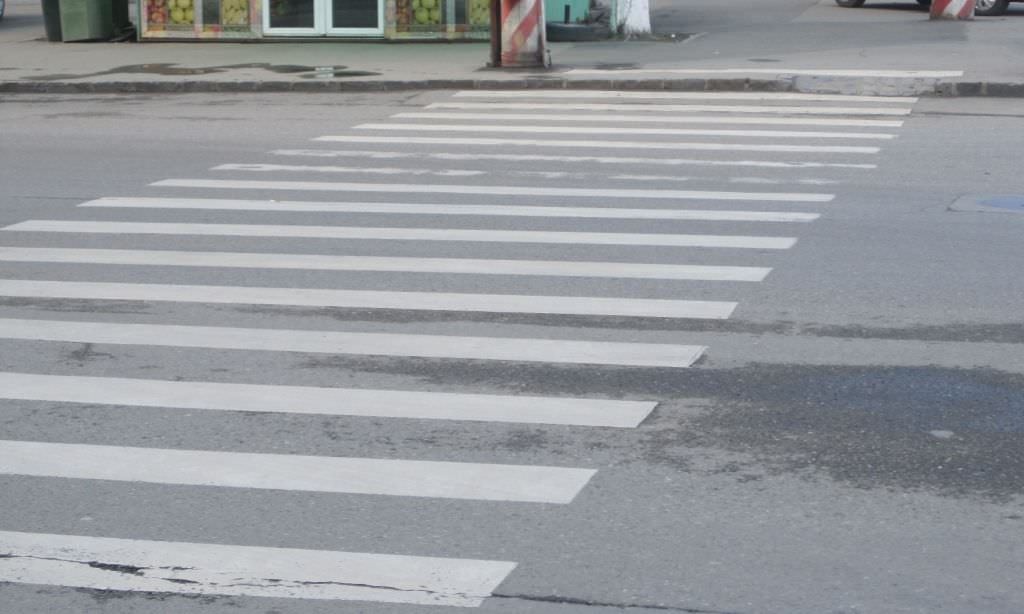 sibiancă lovită pe zebră pe constituției – șoferul s-a ales cu dosar penal