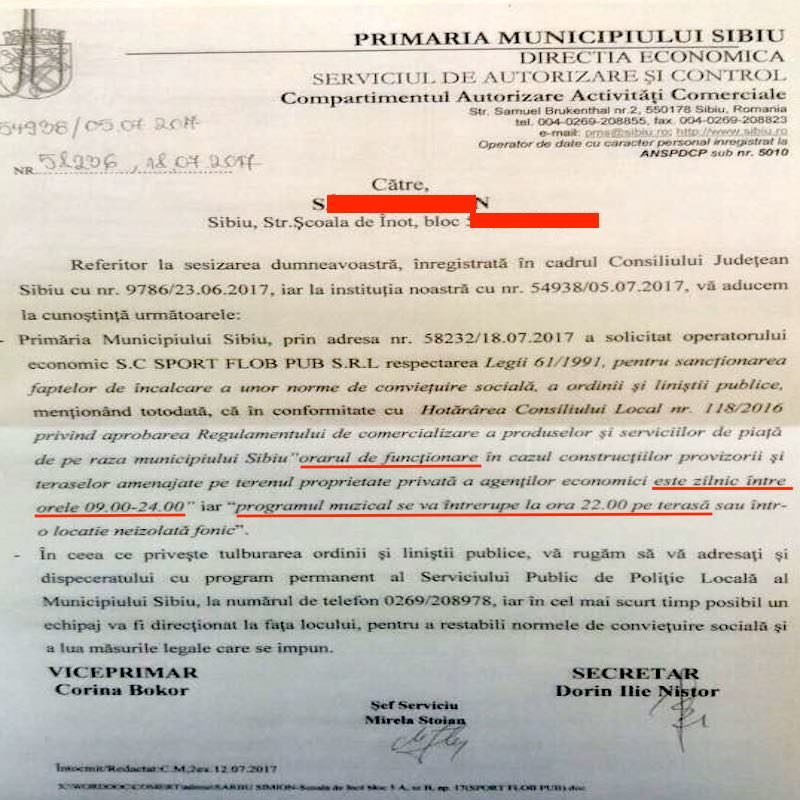 foto - amenzi și de la poliția municipiului sibiu la white rabbit. plângeri și de pe școala de înot