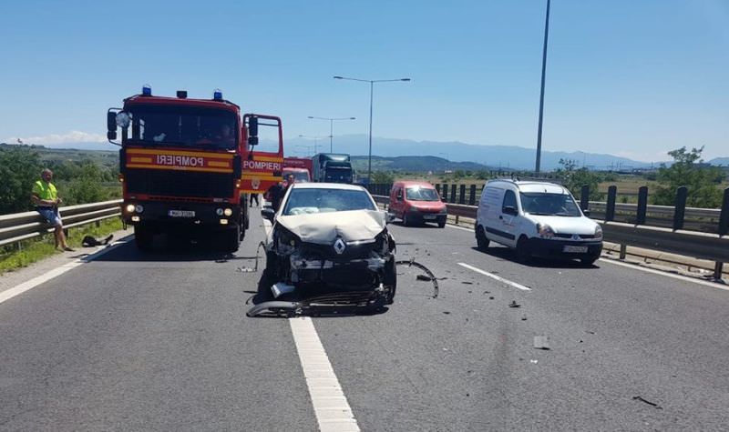 update foto video accident pe a1 sibiu- sebeș. șase victime