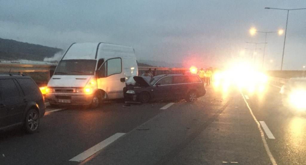 foto - grav accident pe autostrada a1 în apropiere de sibiu