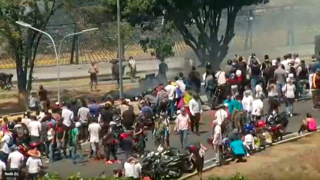 live video: venezuela în prag de război civil - "operațiunea libertate" e în plină desfășurare - imagini dramatice