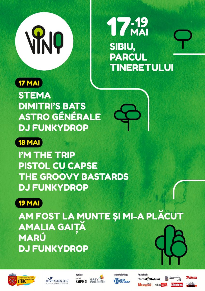 vino – trei zile de festival de gastronomie urbană în parcul tineretului din sibiu