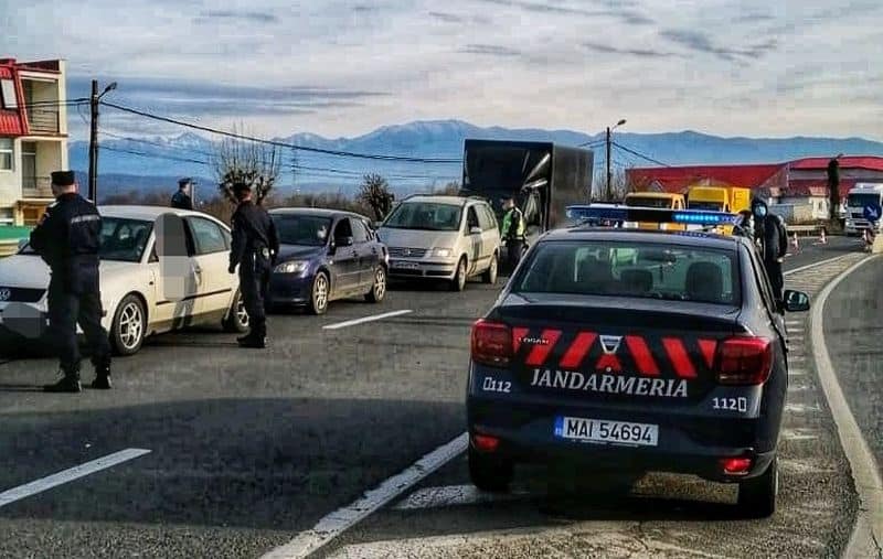 jandarmii sunt pe străzile din sibiu de revelion