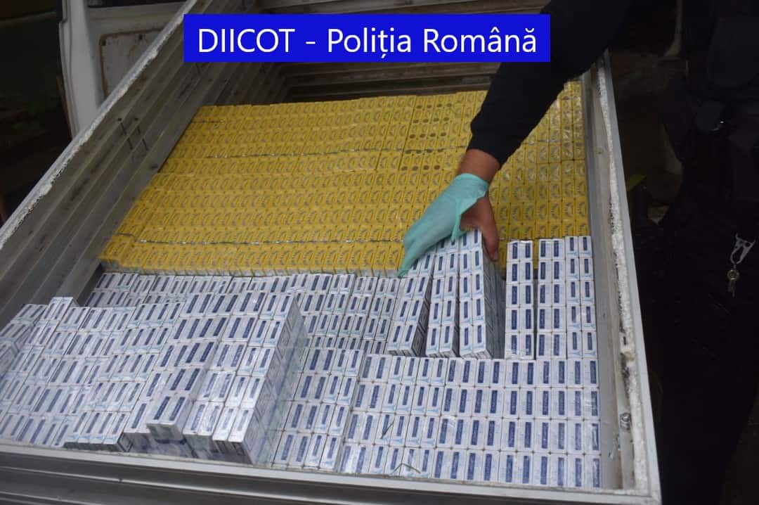 foto percheziţii în sibiu la contrabandişti de ţigări şi alcool
