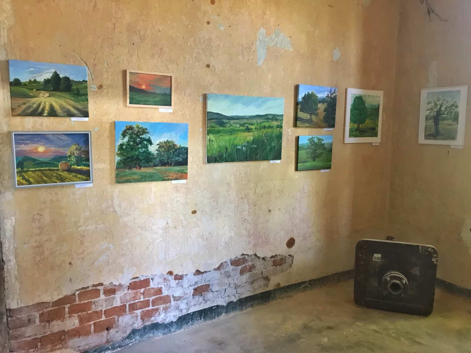pitoresc, pastoral și rural - expoziție de pictură pe traseul mocăniței