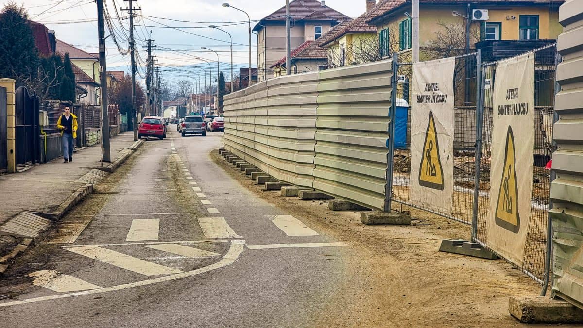 se redeschide strada goga pe porțiunea din zona stadionului municipal - dumbrăvii revine la circulația cu sens unic