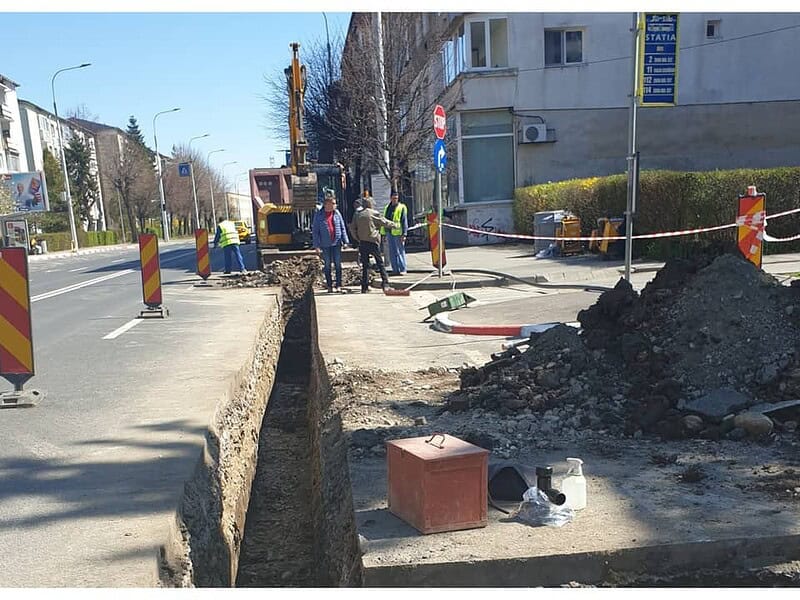 a început reabilitarea reţelei de apă de pe bulevardul vasile milea