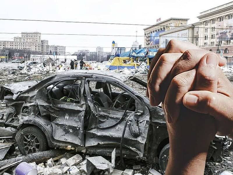 ucrainenii au petrecut noaptea de înviere sub teroarea bombelor