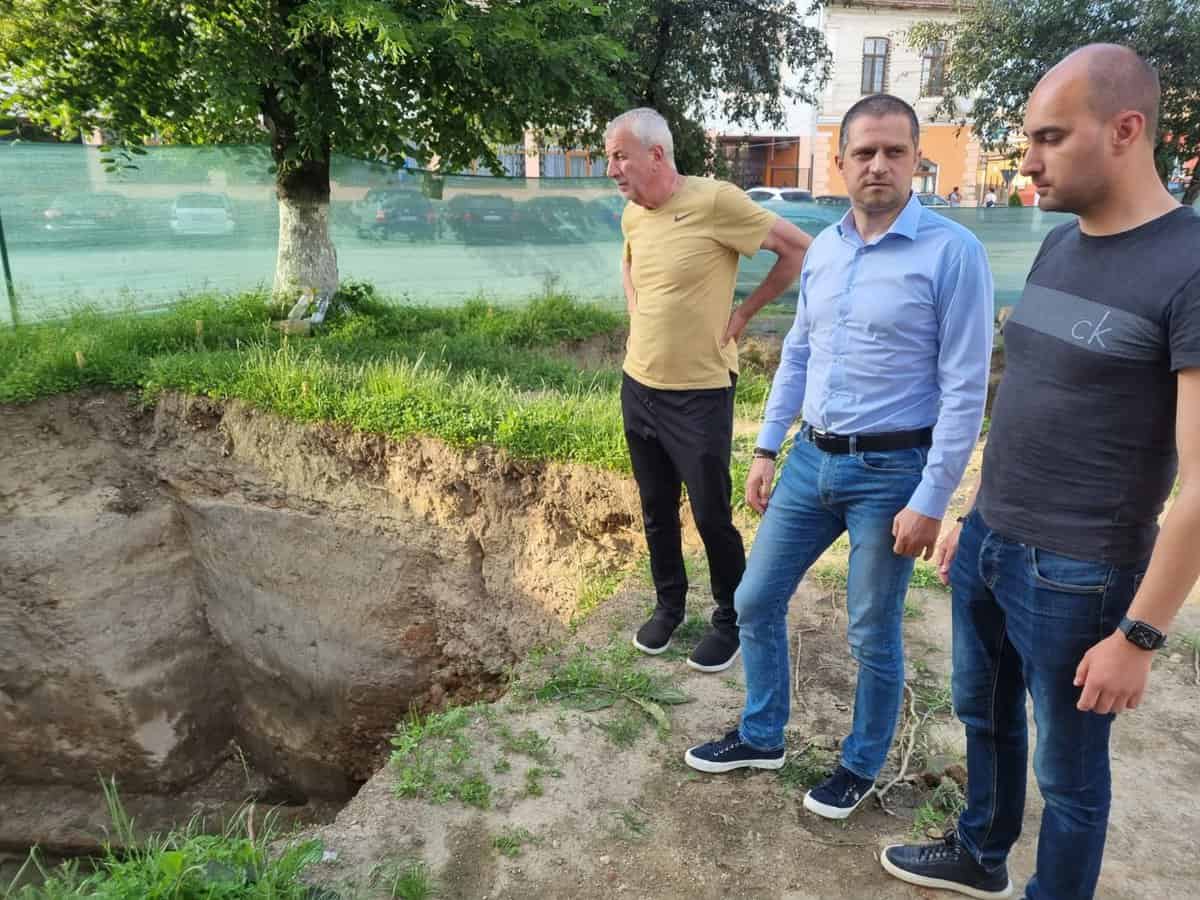 centrul orașului dumbrăveni, modernizat din fonduri europene