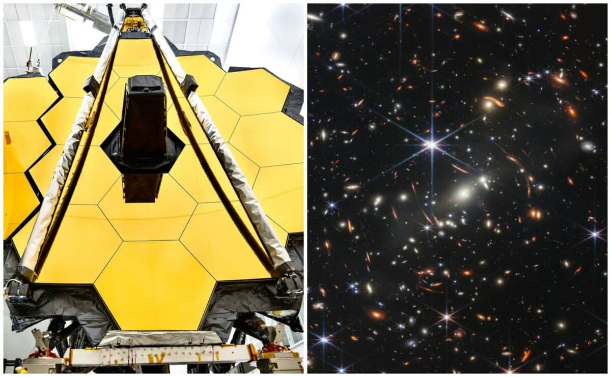 prima imagine din spațiu realizată cu noul telescop james webb