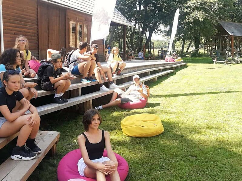 video foto eveniment la muzeul astra - zeci de copii la inaugurarea oficială a platformei etno tehno parc