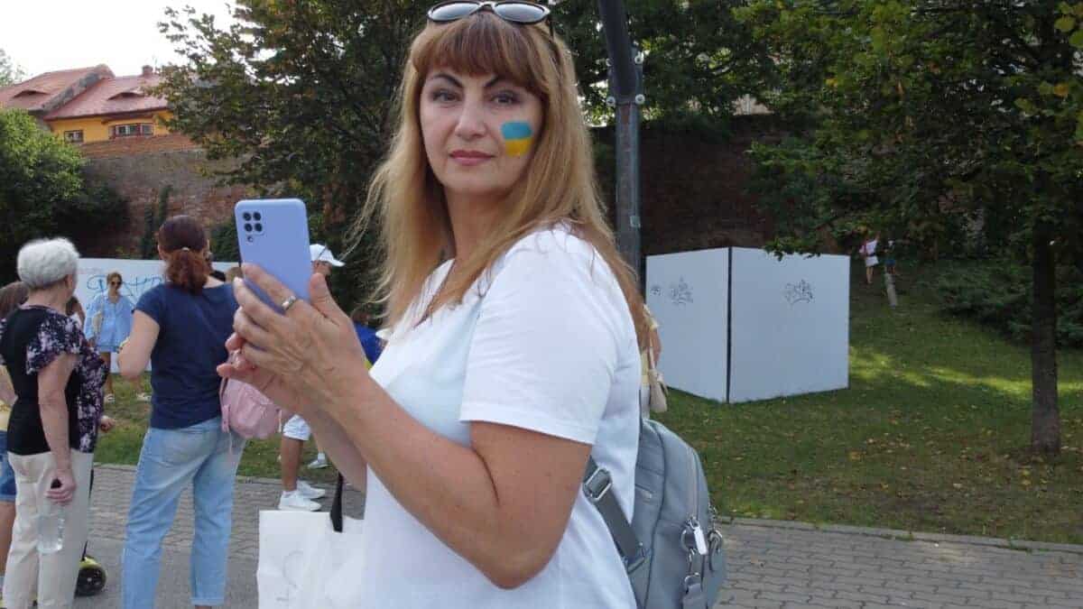 ziua independenței ucrainei sărbătorită la sibiu - video foto