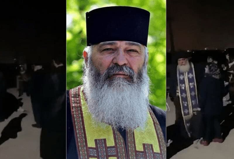 video - unul dintre cei mai influenți preoți din româna filmat în timp ce a lovit puternic o femeie