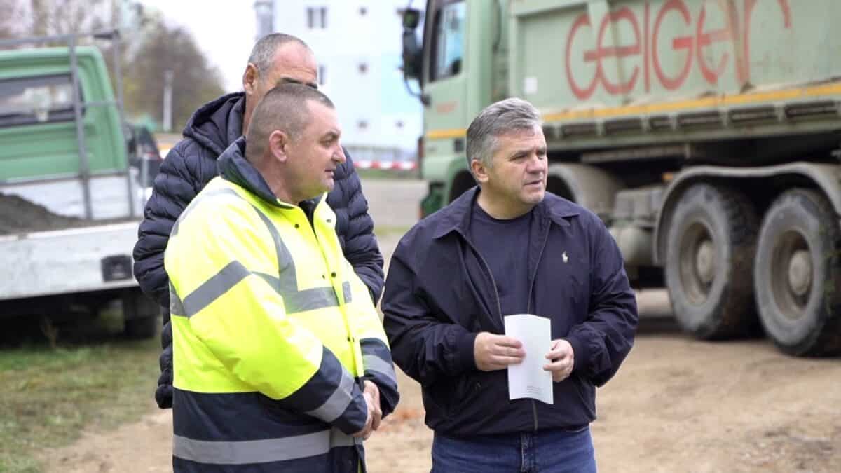 foto proiect pentru îmbunătățirea infrastructurii de apă la mediaș