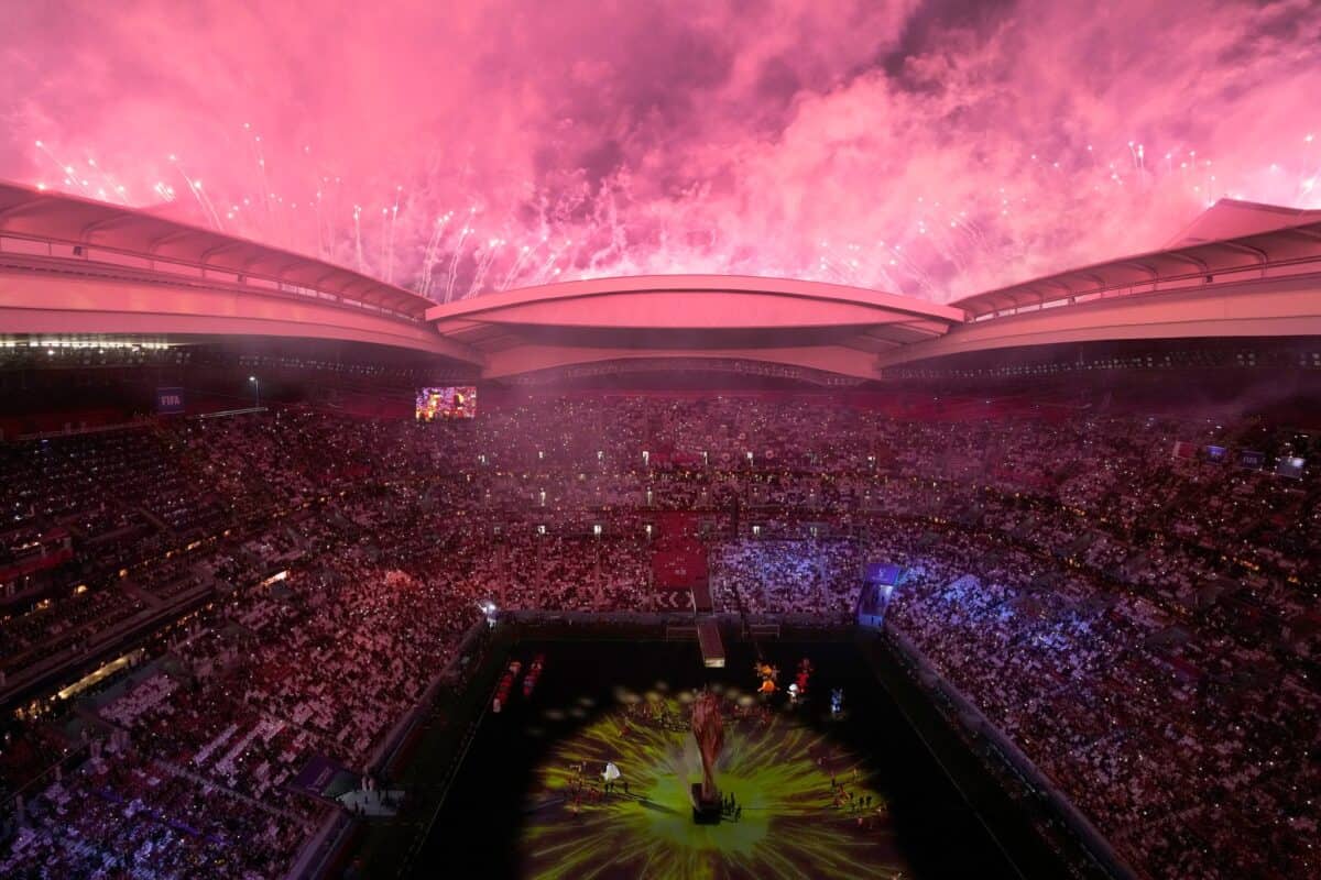 galerie foto - imagini spectaculoase de la ceremonia de deschidere a campionatului mondial de fotbal din qatar