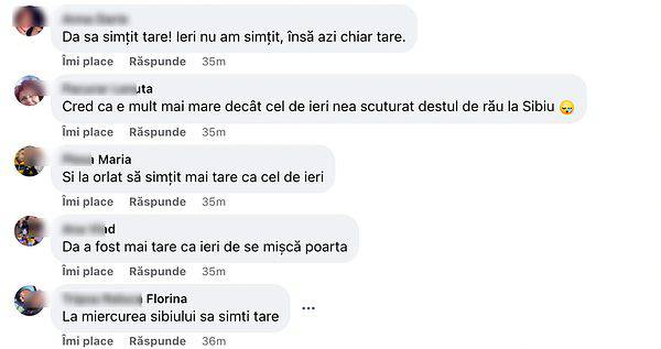 cutremurul de marți a zguduit și mai tare sibiul. s-a resimțit și la mediaș, avrig și alte zeci de localități - „ne-a scuturat destul de rău”
