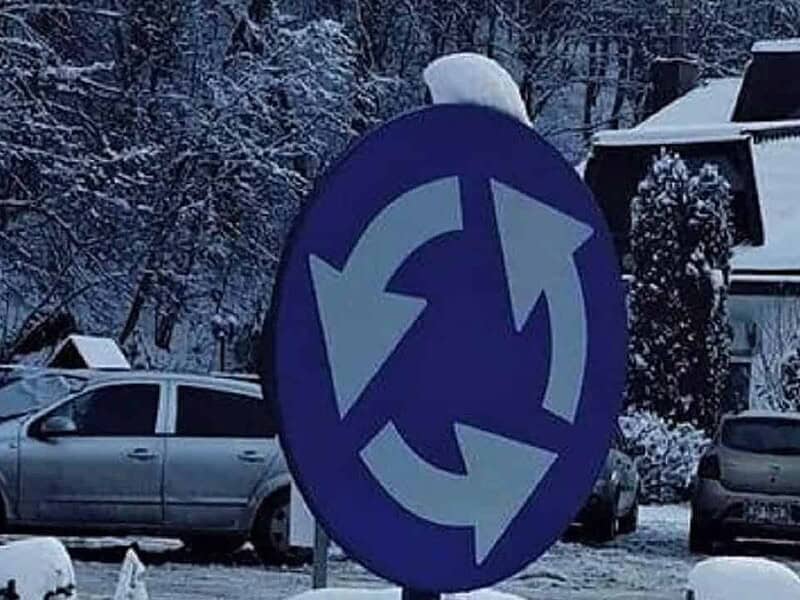 giratoriul din județul sibiu în care nu ai voie să te învârți mai mult de trei ori