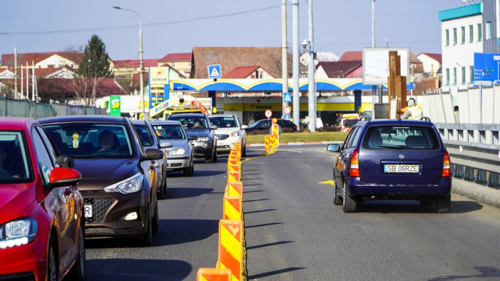 foto video s-a închis jumătate din podul peste cibin de pe șoseaua alba iulia - trafic restricționat până în iulie