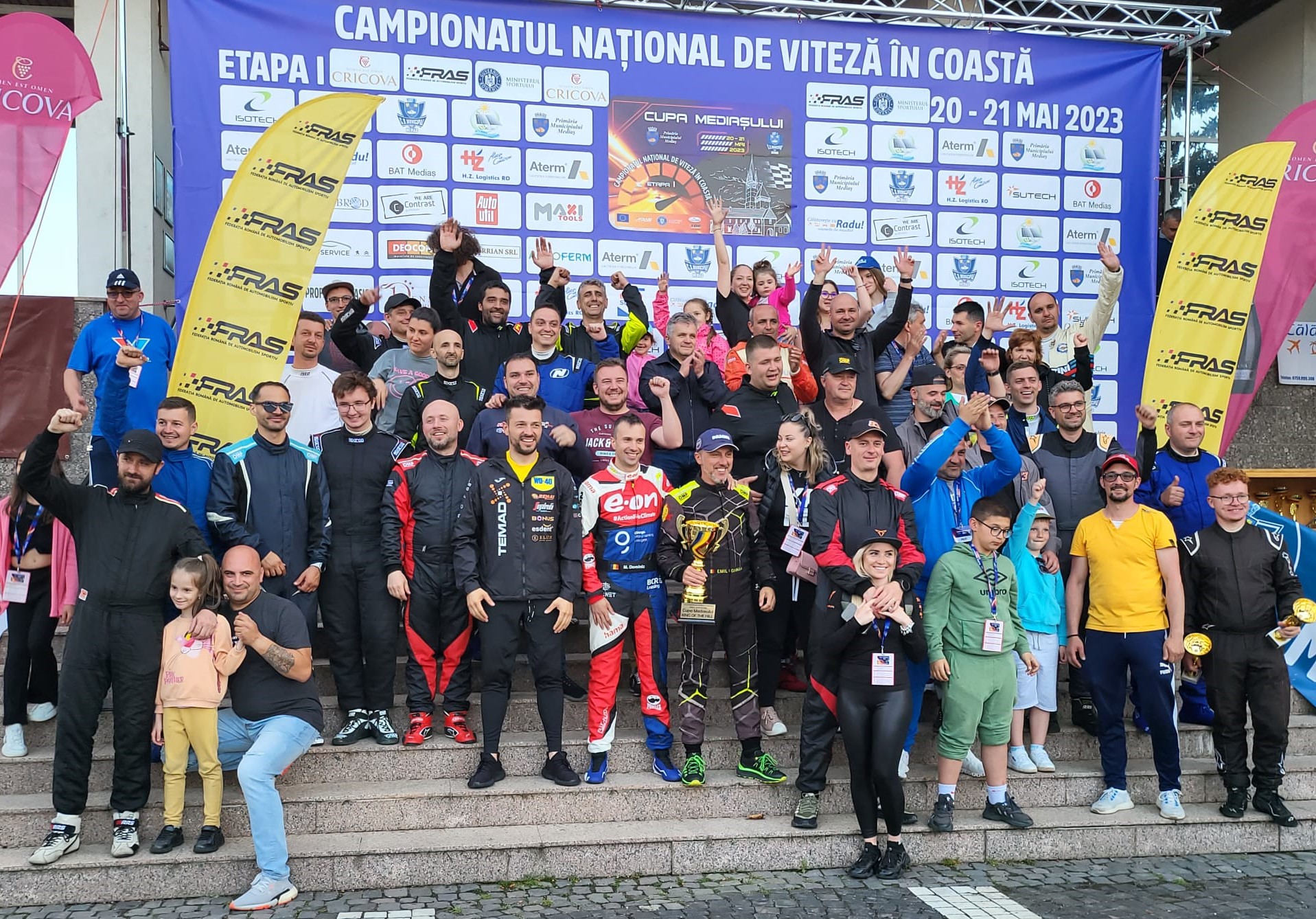 foto prima etapă a campionatului național de viteză în coastă s-a desfășurat la mediaș