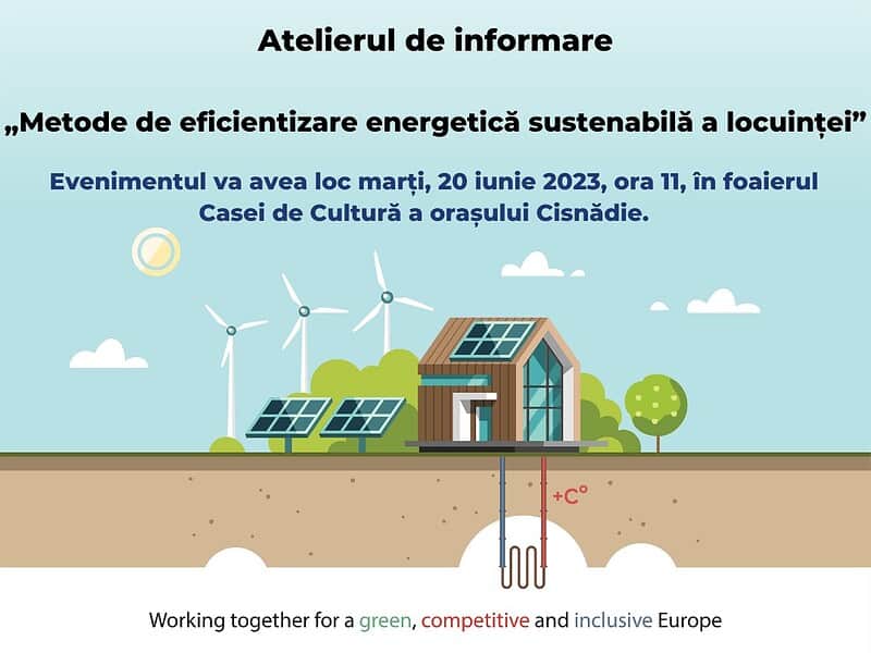 metode de eficientizare energetică sustenabilă a locuinței pentru cisnădieni