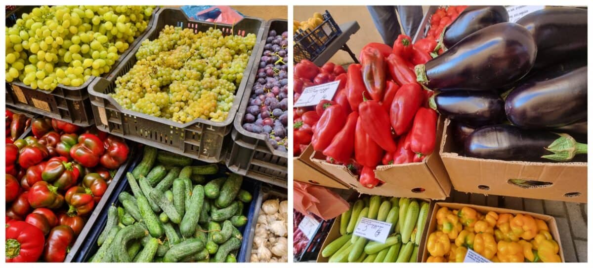 fructe, legume și produse lactate proaspete, vineri în piața volantă de la consiliul județean