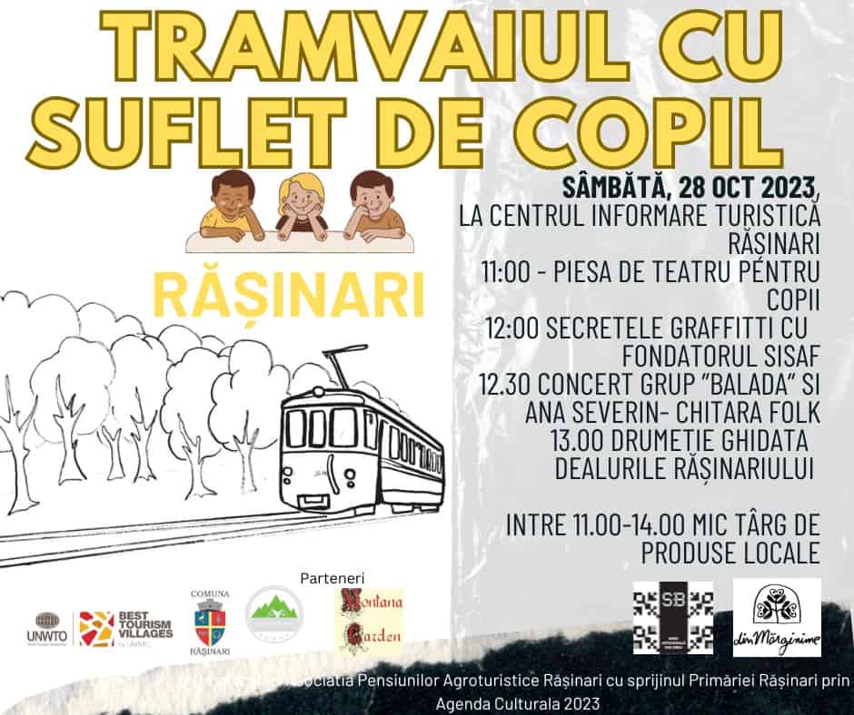 Tramvaiul cu Suflet de Copil: Rășinari își celebrează trecutul privind spre viitor tramvaiul cu suflet de copil: rășinari își celebrează trecutul privind spre viitor