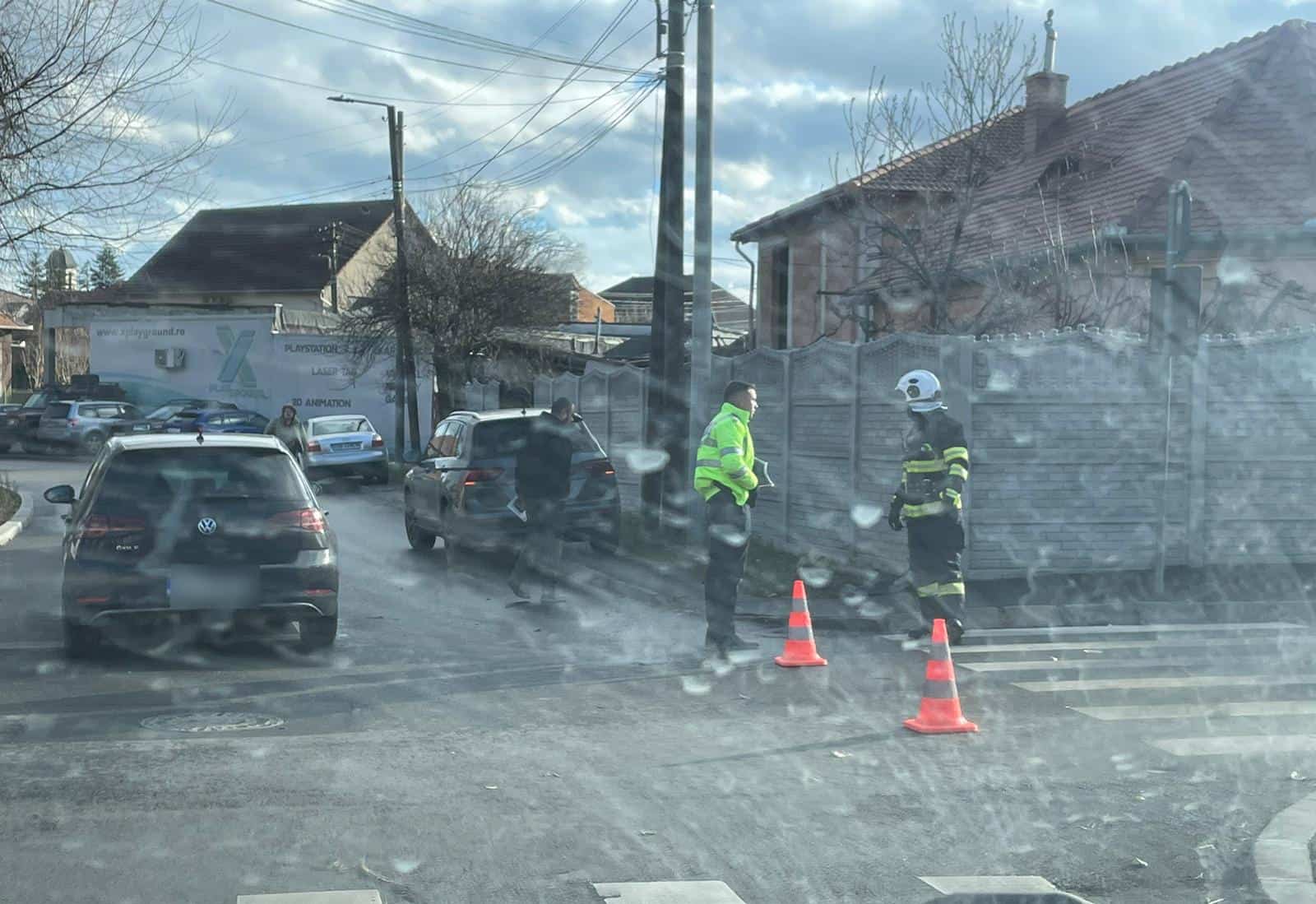 femeie rănită în urma unui accident pe strada axente sever din sibiu