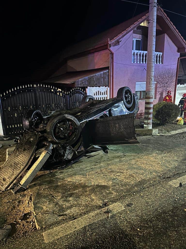 accident grav la ieșire din copșa mică spre mediaș. bebeluș de 8 luni și bărbat de 29 de ani, decedați