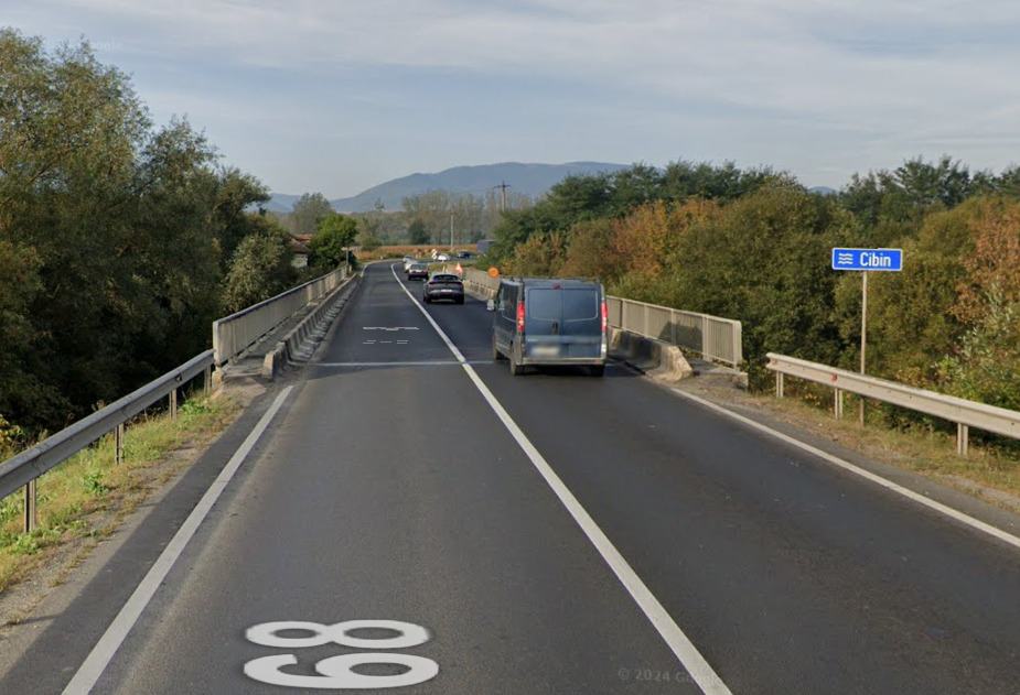 trafic îngreunat pe dn1 la veștem. se fac reparații la podul peste cibin