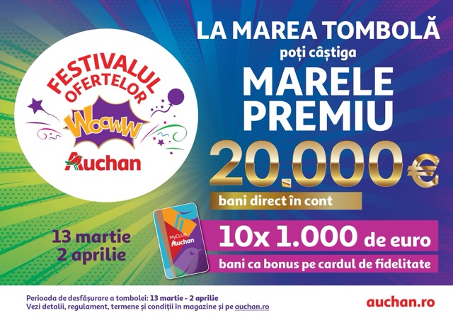 Oferte Wooww la Auchan în acest weekend, la cafea, detergent și multe altele oferte wooww la auchan în acest weekend, la cafea, detergent și multe altele
