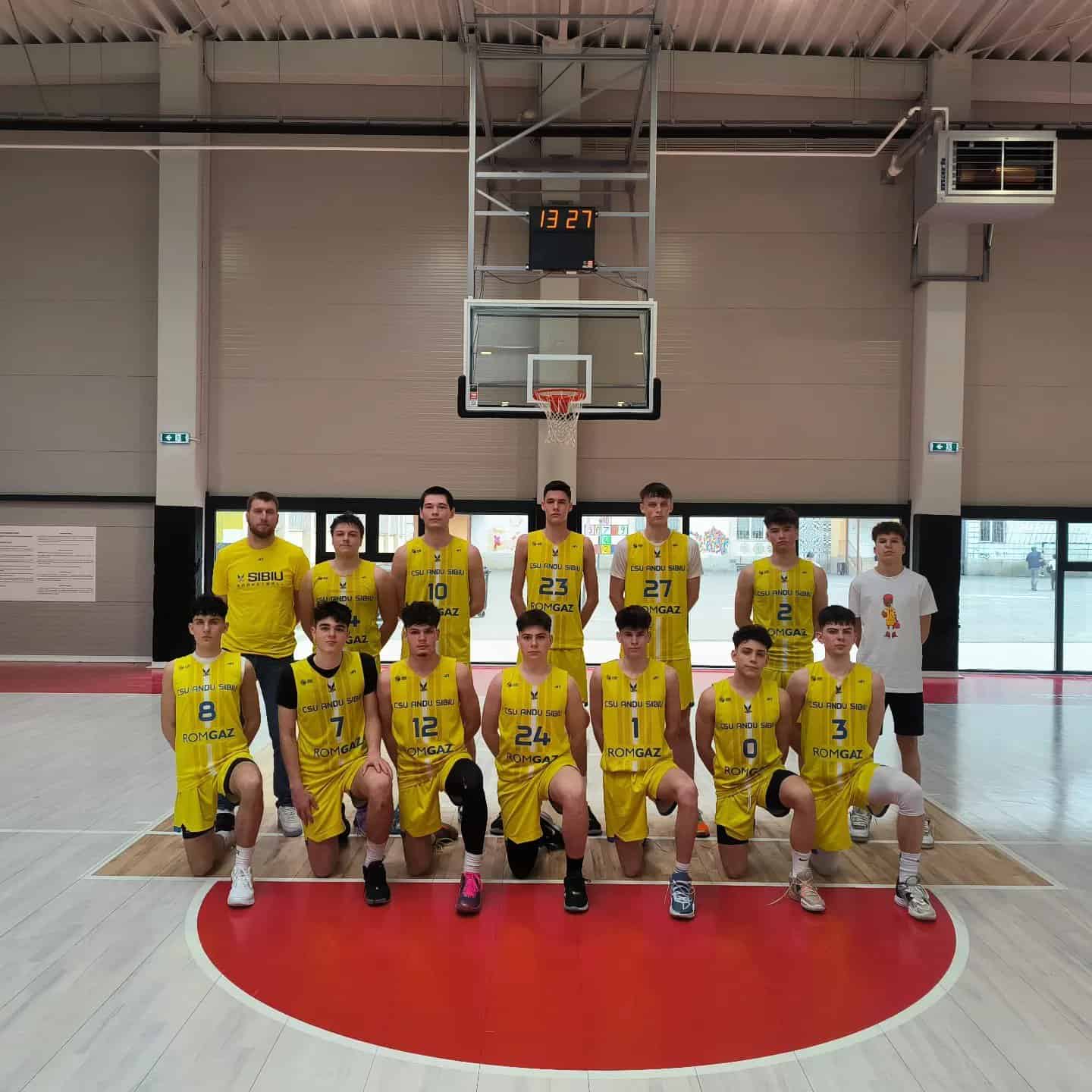 o victorie și o înfrângere la scor pentru echipele de juniori de la csu sibiu. cei de la u14 s-au calificat la turneul final