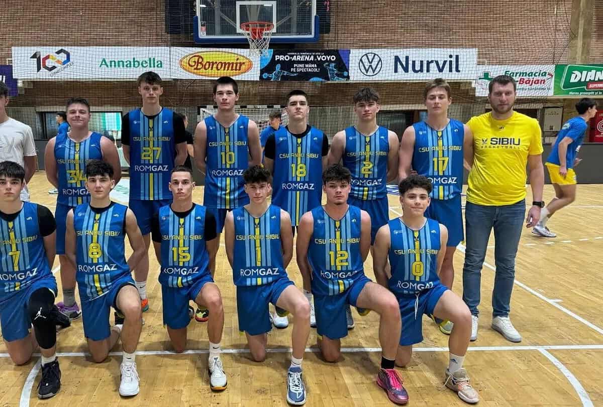 csu andu sibiu, medalie de bronz la u 17. un jucător nominalizat în echipa ideală a turneului final