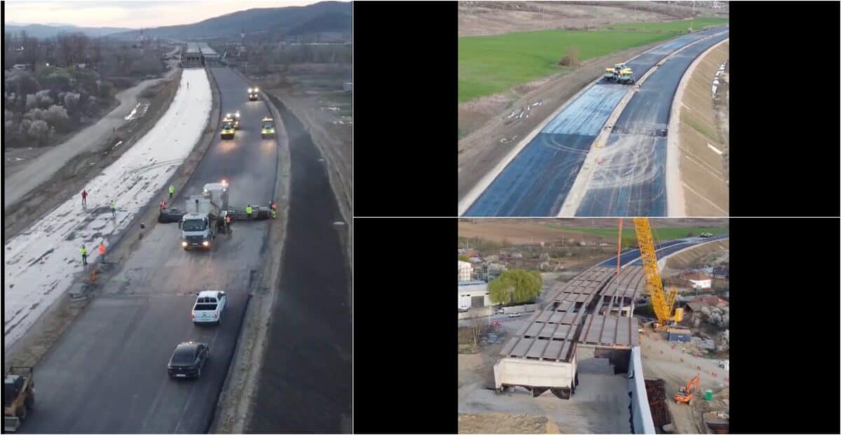 lotul 5 al autostrăzii sibiu-pitești ar putea fi gata înainte de termen. peste o mie de muncitori sunt pe șantier (video)
