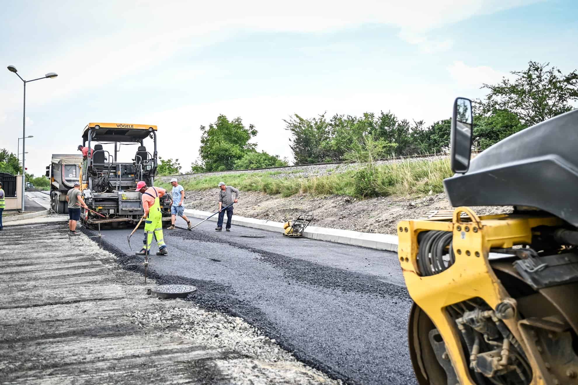 nouă șantiere deschise în municipiul sibiu pentru modernizarea străzilor (foto)