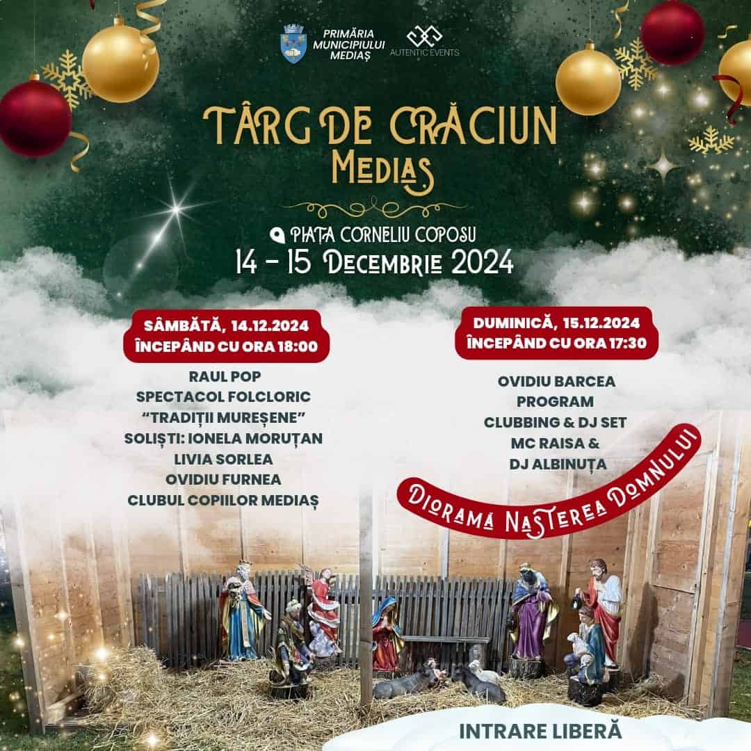 surprizele continuă la târgul de sărbători de la mediaș