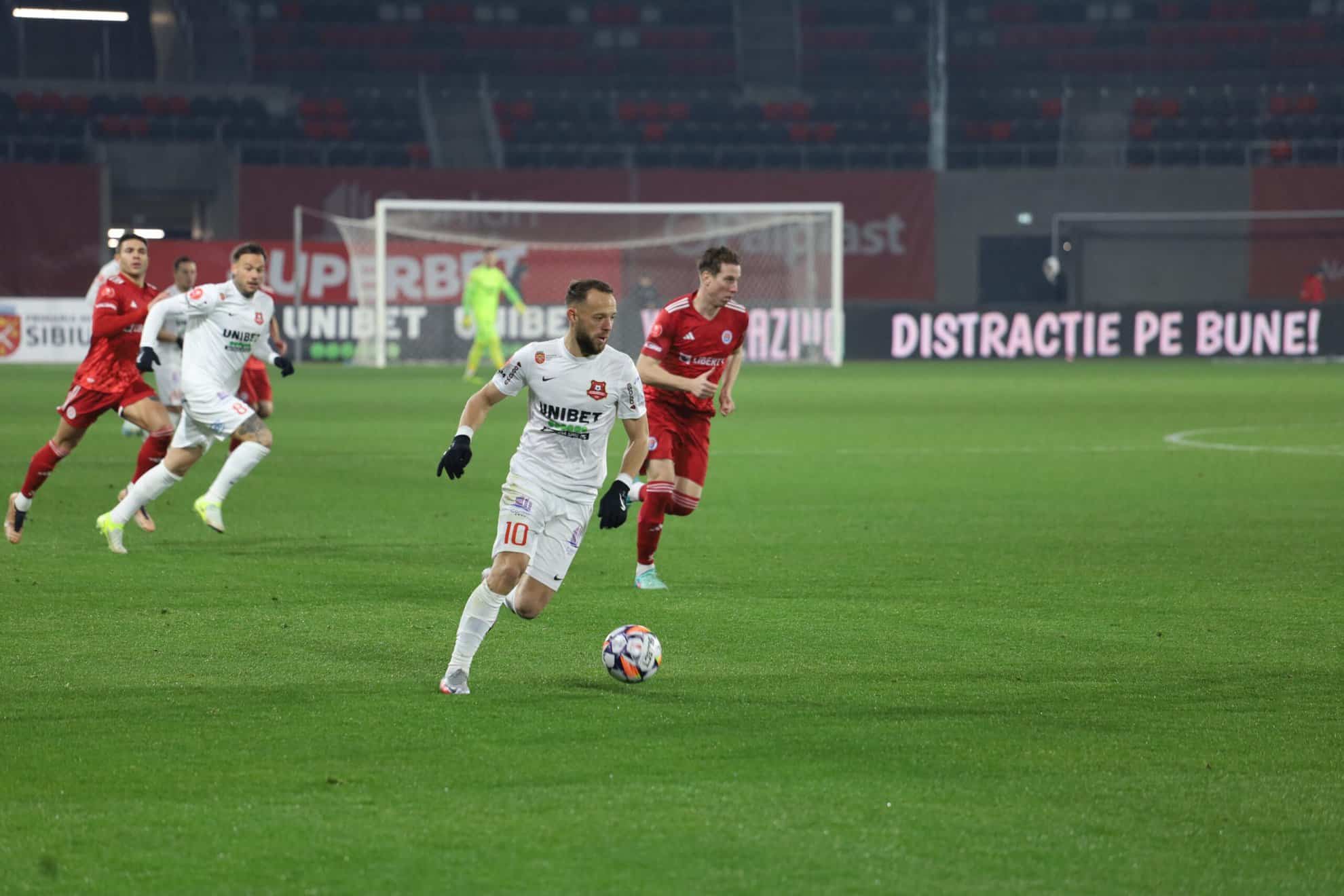 sibiul a “topit” oțelul. trei victorii consecutive pentru fc hermannstadt (video foto)