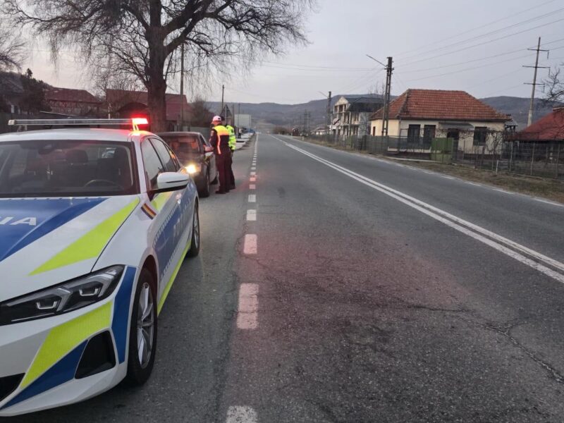 sibian prins rupt de beat la volan în județul vâlcea. alcoolemie de peste 1,2
